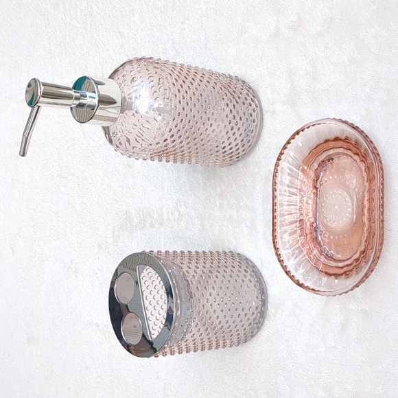 3 Piece Bathroom Vanity Set Pink - Picture 2 of 8